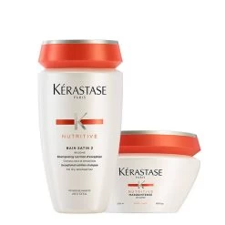 Duo Bain Satin 2 Et Masquintense Cheveux Epais Kérastase