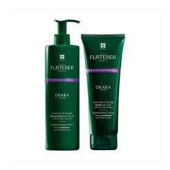 Duo Shampooing 600 Ml Et Baume 250 Ml Okara Silver René Furterer