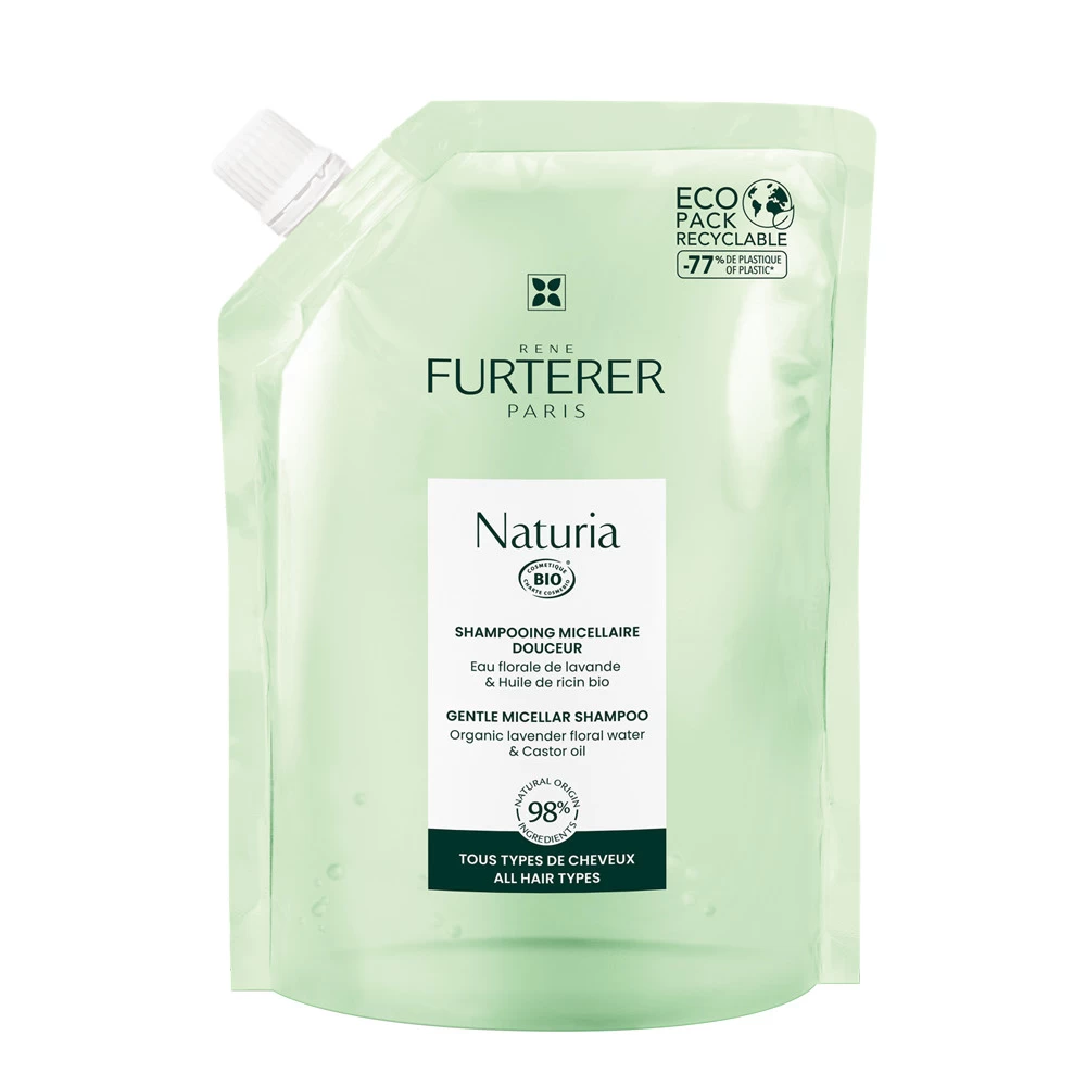 Éco Recharge Shampooing Naturia Bio René Furterer 400ml