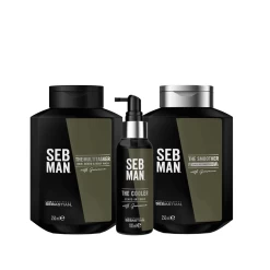 Pack Gel 3 En 1 Conditionneur Tonique Seb Man Sebastian Professional